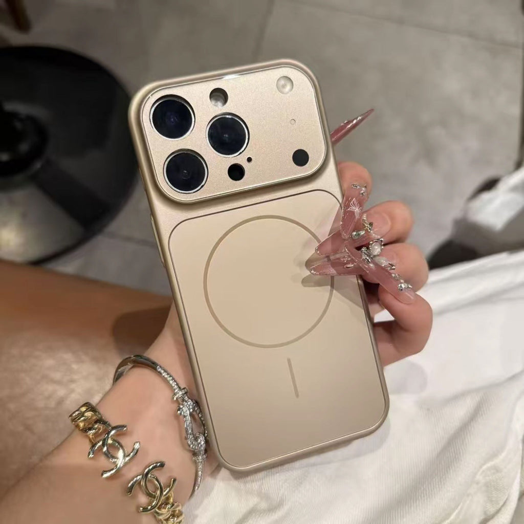 MagSafe Magnetic Phone Case – Nano Frosted Glass, Shockproof Armor Cover for iPhone 17 Air / 16 / 15 / 14 / 13 Pro Max