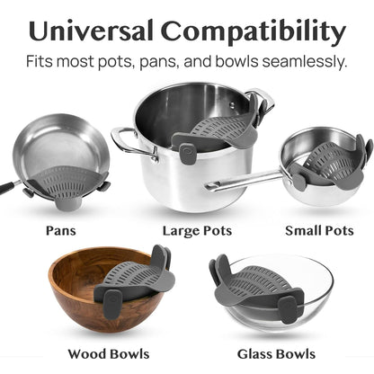 Effortless Silicone Pot Strainer