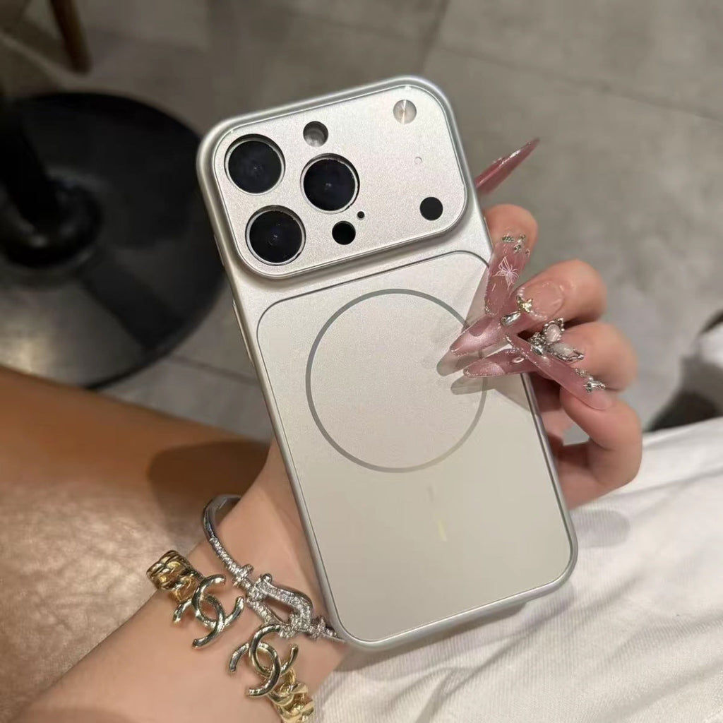 MagSafe Magnetic Phone Case – Nano Frosted Glass, Shockproof Armor Cover for iPhone 17 Air / 16 / 15 / 14 / 13 Pro Max