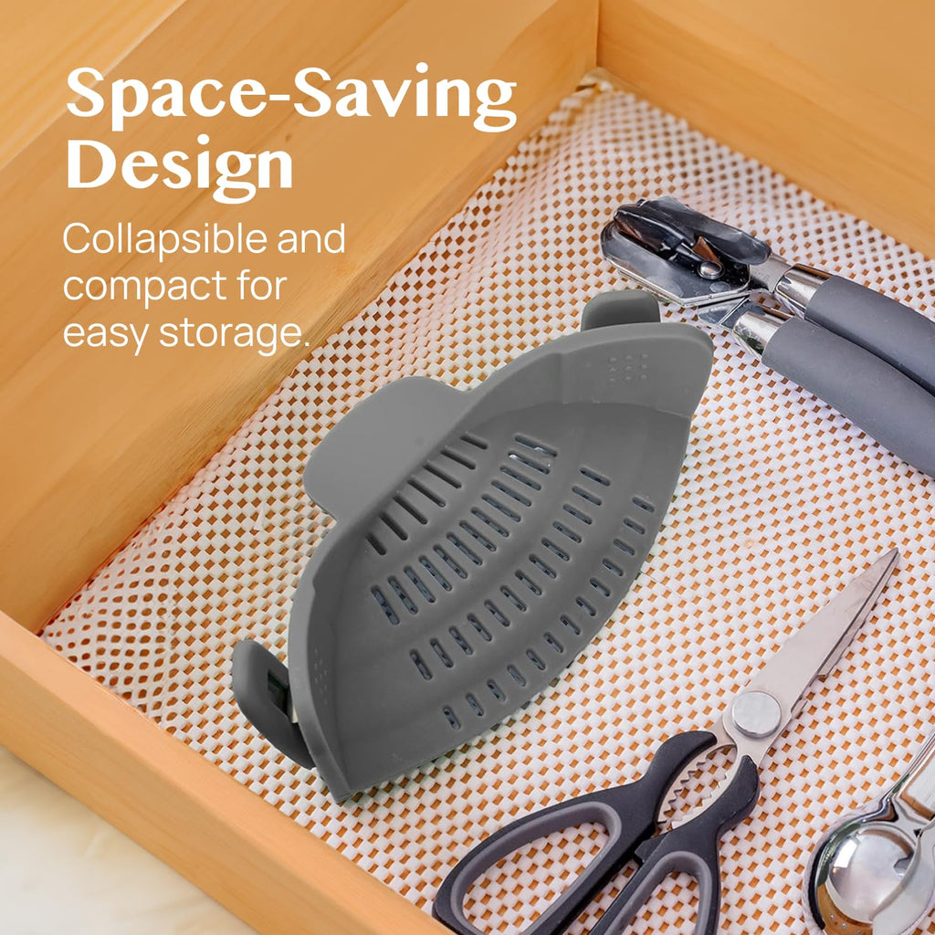 Effortless Silicone Pot Strainer