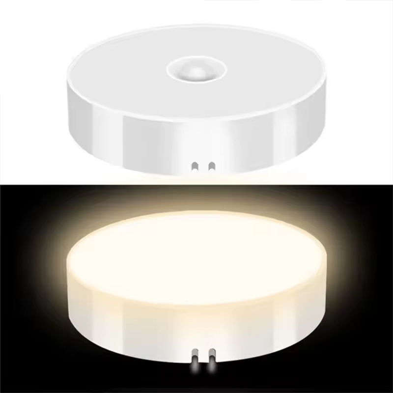 Motion Sensor LED Night Light – USB Rechargeable, Wireless Closet & Cabinet Lamp