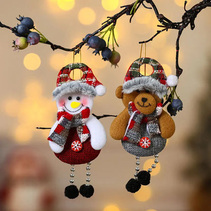 Fabric Christmas Ornaments - Cozy Characters for Your Tree
