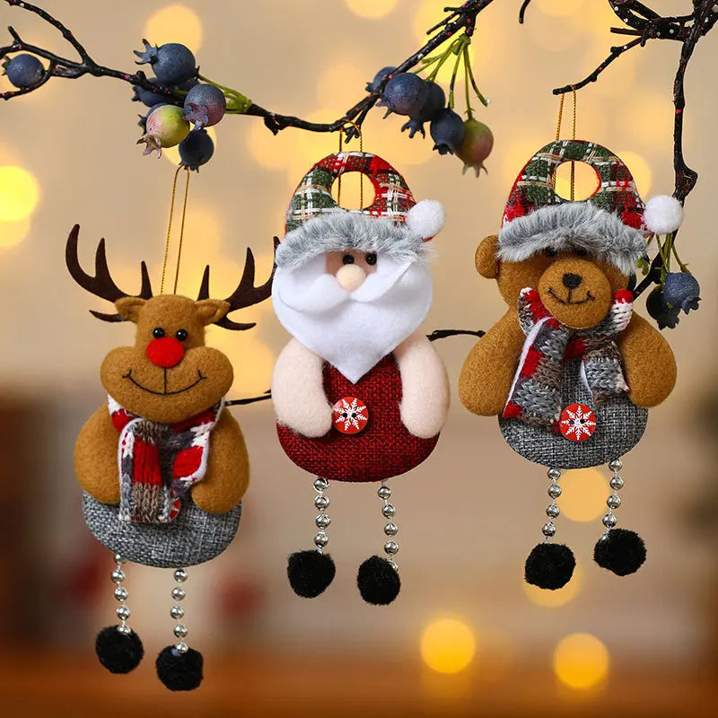 Fabric Christmas Ornaments - Cozy Characters for Your Tree