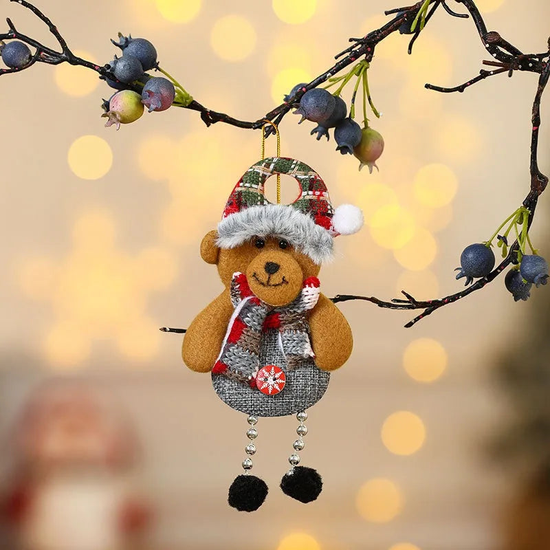 Fabric Christmas Ornaments - Cozy Characters for Your Tree