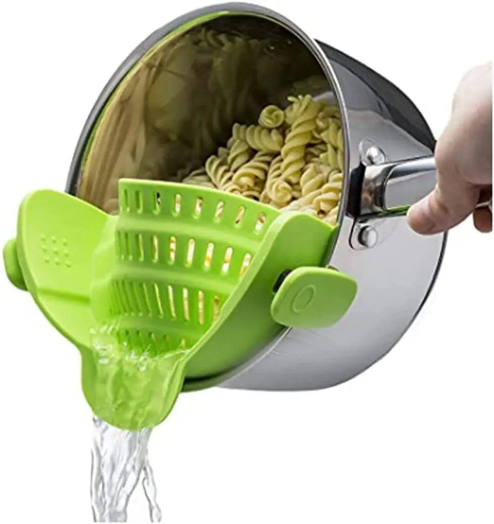 Effortless Silicone Pot Strainer