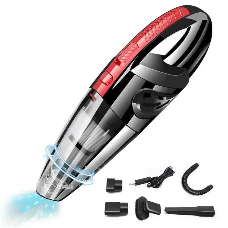 Portable Car Wireless Vacuum Cleaner - Powerful Suction - Rechargeable
