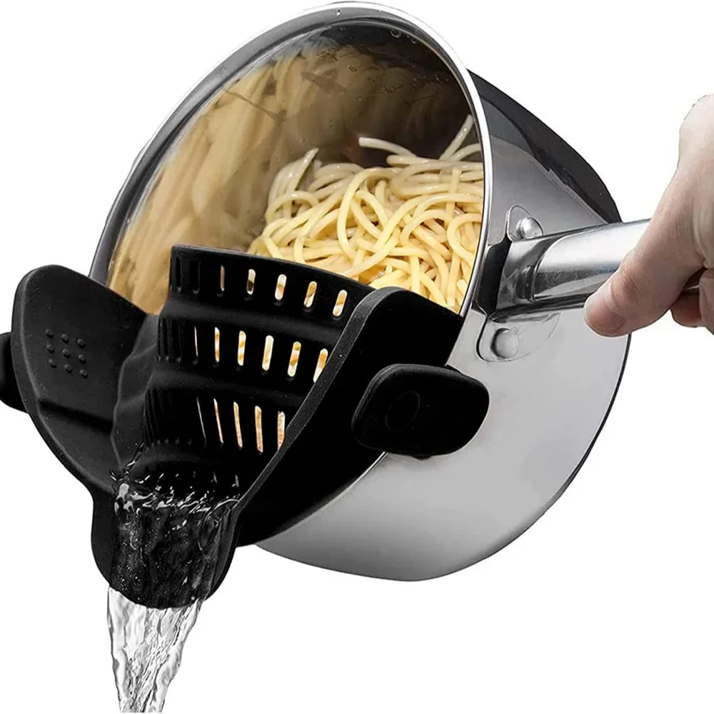 Effortless Silicone Pot Strainer