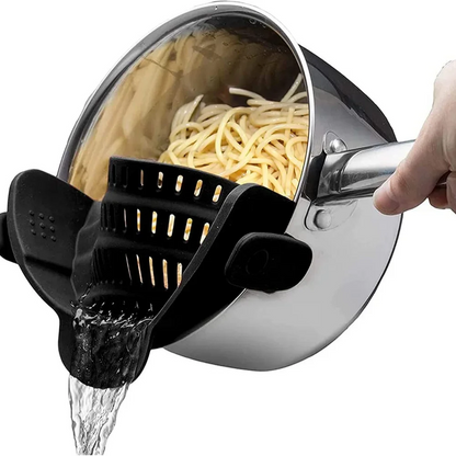 Effortless Silicone Pot Strainer