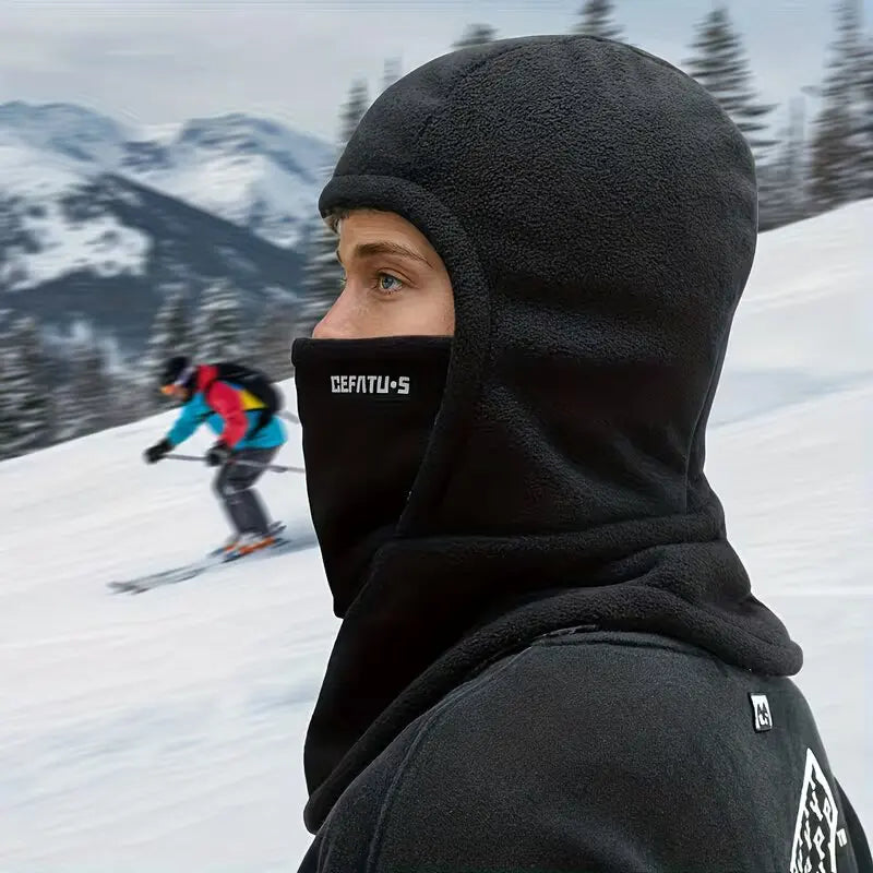 ThermaFleece Balaclava – Windproof 3-in-1 Winter Hat, Mask & Neck Warmer