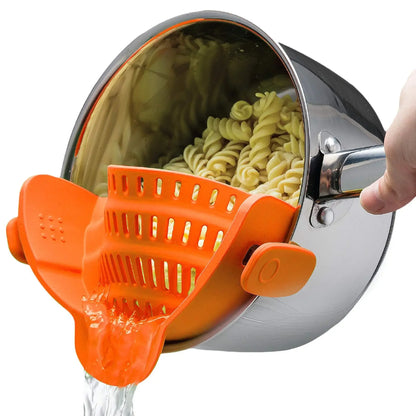 Effortless Silicone Pot Strainer