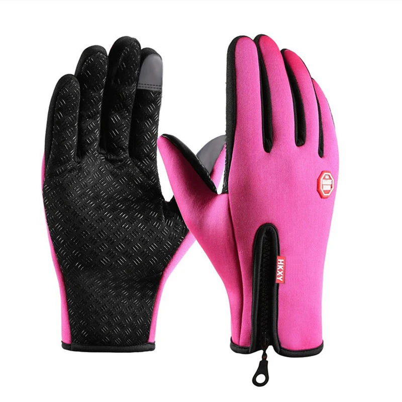 Winter Gloves For Men Women Touchscreen Warm Outdoor Cycling Driving Motorcycle Cold Gloves Windproof Non Slip Gloves