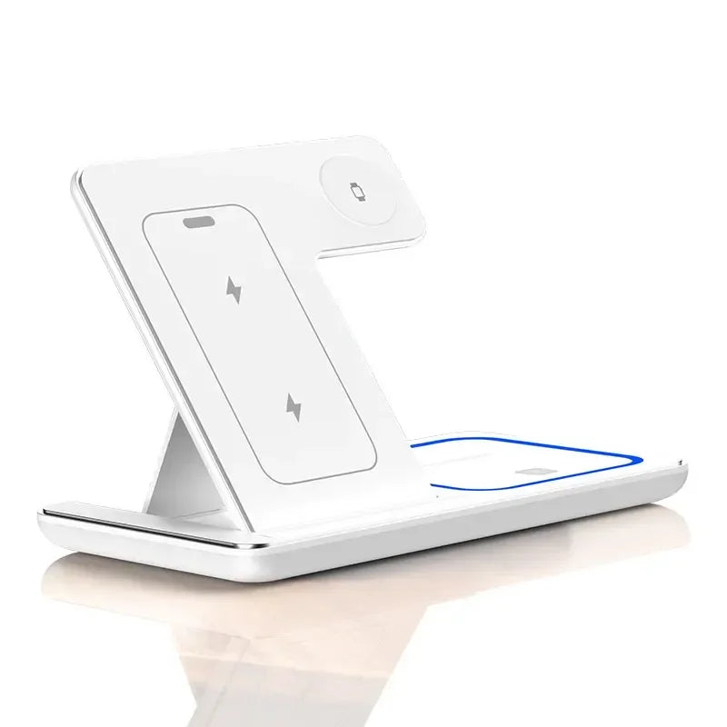 Acer 7-in-1 Wireless Charging Station – Fast Multi-Device Charger for iPhone, Apple Watch & AirPods with Bluetooth Time Sync