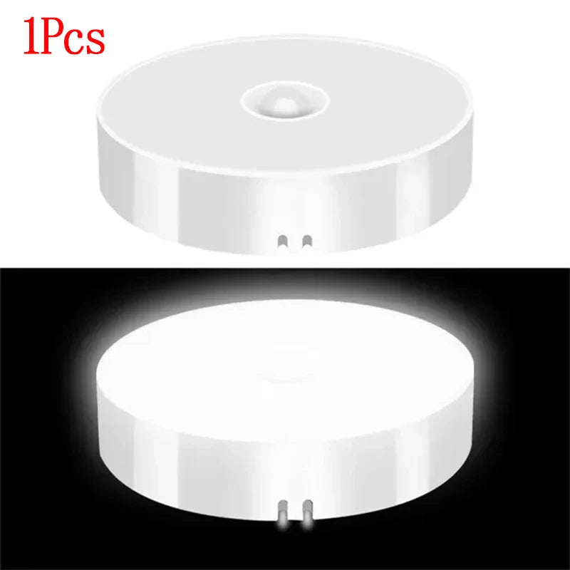 Motion Sensor LED Night Light – USB Rechargeable, Wireless Closet & Cabinet Lamp
