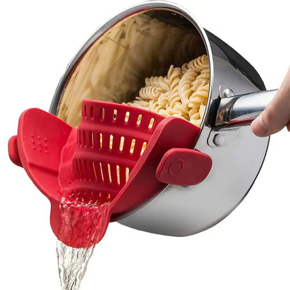 Effortless Silicone Pot Strainer