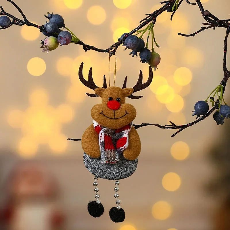 Fabric Christmas Ornaments - Cozy Characters for Your Tree