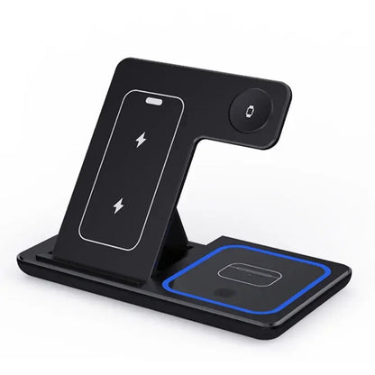 Acer 7-in-1 Wireless Charging Station – Fast Multi-Device Charger for iPhone, Apple Watch & AirPods with Bluetooth Time Sync