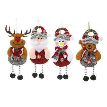 Fabric Christmas Ornaments - Cozy Characters for Your Tree