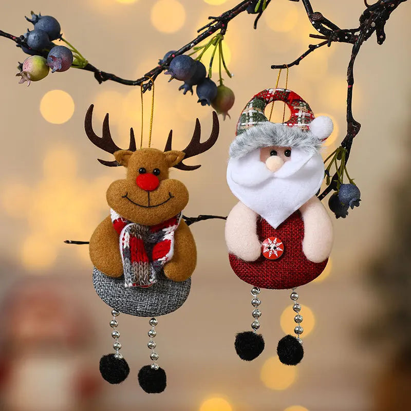 Fabric Christmas Ornaments - Cozy Characters for Your Tree