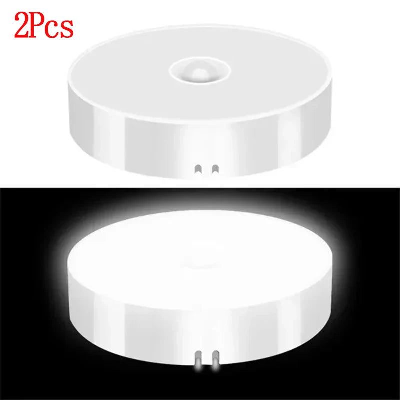 Motion Sensor LED Night Light – USB Rechargeable, Wireless Closet & Cabinet Lamp