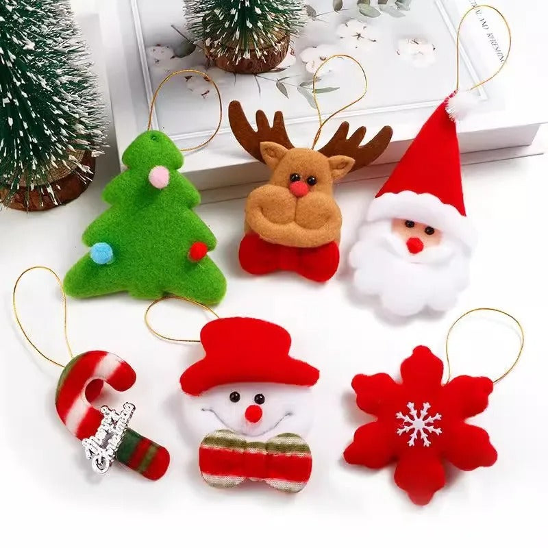 Fabric Christmas Ornaments - Cozy Characters for Your Tree